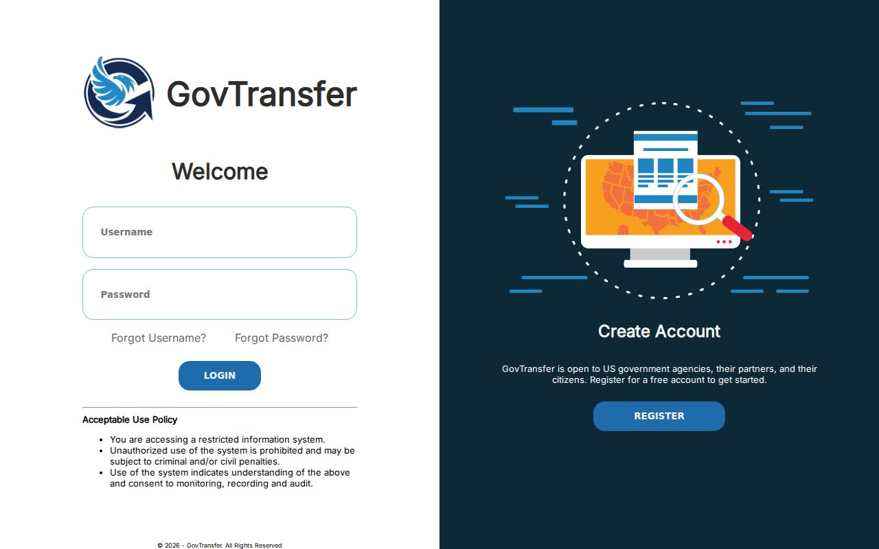 Pinal County warrant-related records request login through GovTransfer
